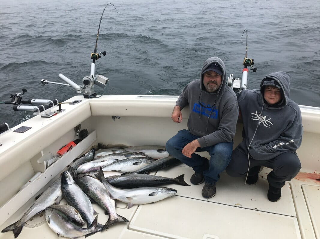 Fish haul in Michigan