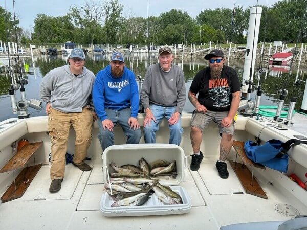Walleye fishing Bay City Saginaw Bay