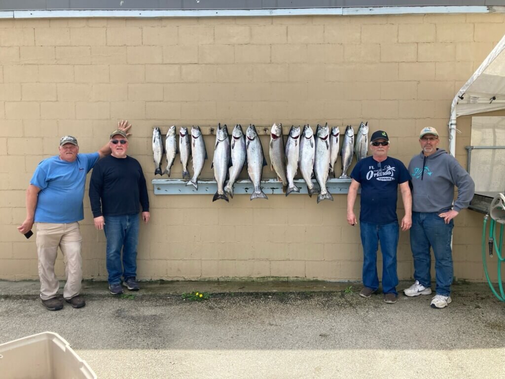 Fish haul in Michigan
