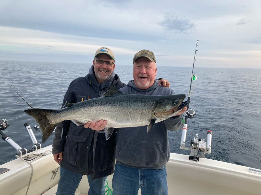 Ludington Salmon Fishing